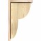 Ekena Millwork Crestline Rough Sawn Corbel w/Backplate, Douglas Fir, 6"W x 12"D x 20"H COR06X12X20CRE01RDF - alternate 2